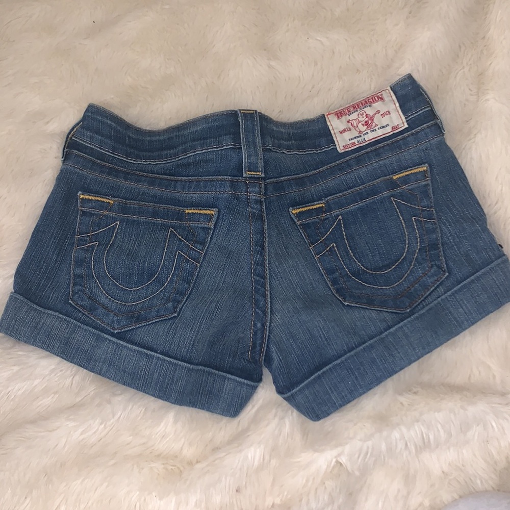 True Religion Vintage Denim Shorts
